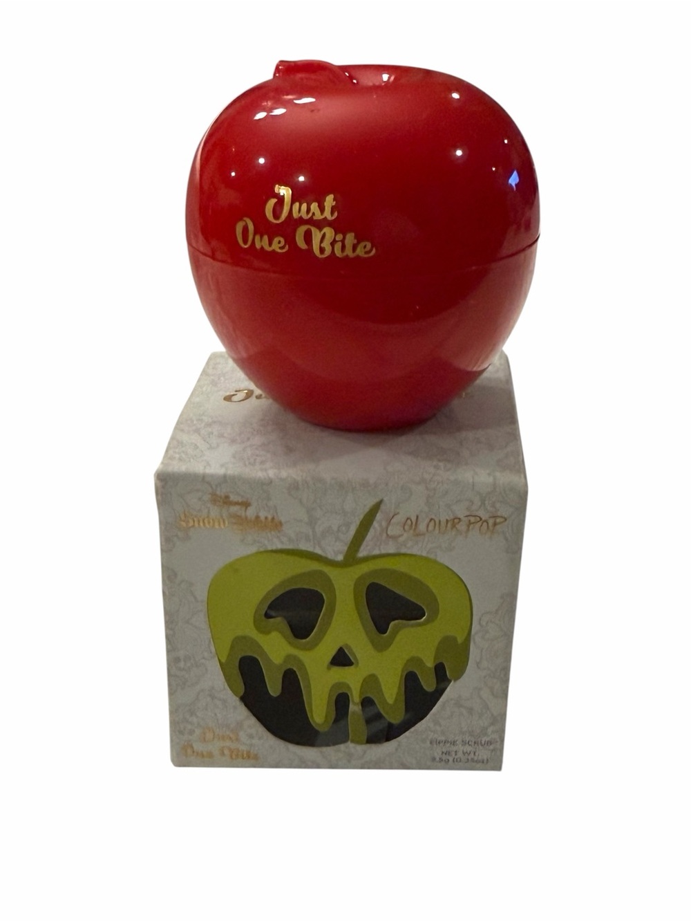 Colourpop Disney Snow White Poison Apple Lippie Scrub New Cruelty Free